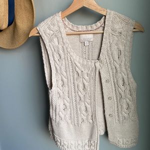 Banana Republic Small Cotton Sweater Vest